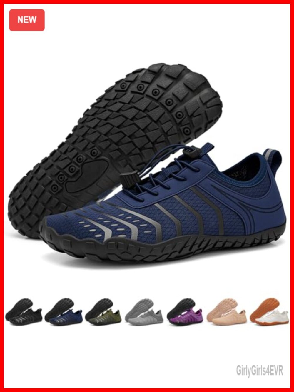 Barefoot Shoes Women Men Wide Toe Box Water Shoe Zero Drop Non-Slip Mesh